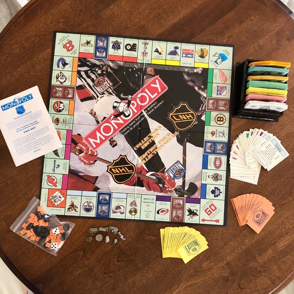 Monopoly, Vintage, 1999, NHL, Collectors Edition, Pewter Tokens, Complete - Picture 2 of 15